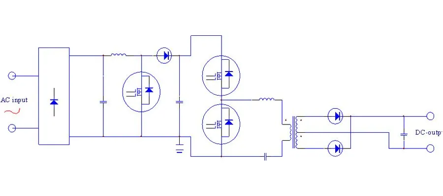 Stage Light Power Supply topology